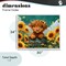 Stupell Industries Cute Happy Highland Cow Framed Giclee, design by Momart